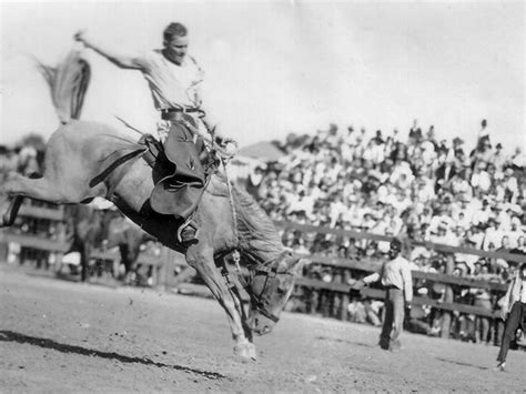 Inmate at the Huntsville (Texas) Prison Rodeo circa 1940 | Scrolller