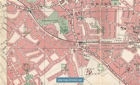 Map of Bromley, London