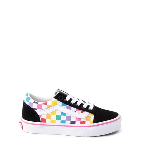 Vans Old Skool Rainbow Chex Skate Shoe - Little Kid | Journeys