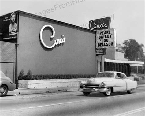 8x10 Print Historic Ciro's Nightclub 1953 #CR53 | Golden age of hollywood, Night club, Los ...