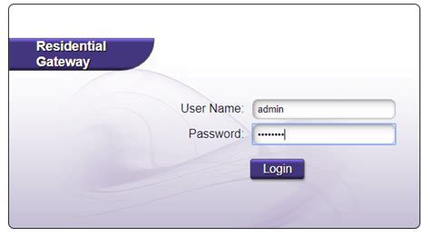 GigaHome Gateway Settings – HBC