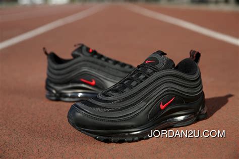 Nike AIR MAX 97 Black And Red Hook Discount, Price: $87.68 - New Air ...