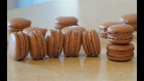 Chocolate Macaron Recipe - With Regular/All-Purpose Flour - No Almond Flour! - YouTube