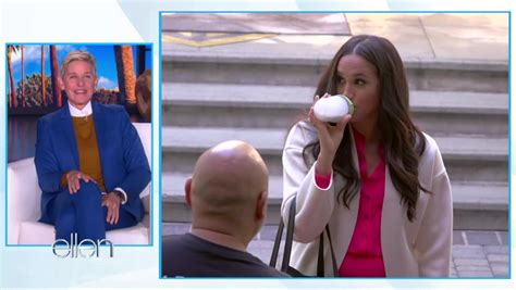 Meghan Markle drinks from baby bottle and 'eats like chipmunk' in Ellen ...