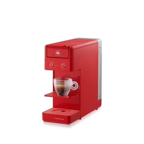 Illy NEW 2020 Y3.3 Espresso and Coffee Machine, 12.20x3.9x10.40, Red - Walmart.com - Walmart.com