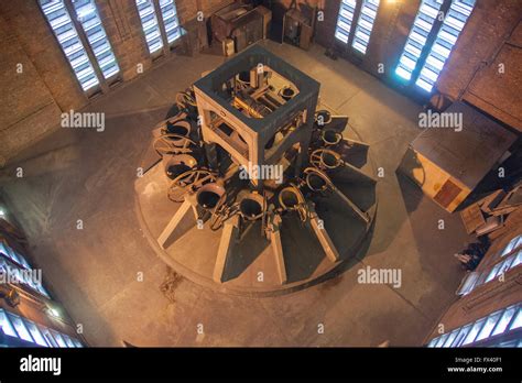 The bells in the bell tower of the Liverpool Anglican cathedral of St ...