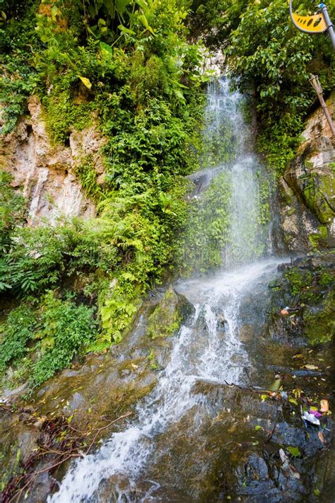 Waterfall in Batu Cave Temple Stock Photo - Image of religion, place: 122685026