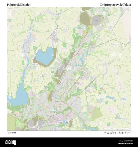 Pokrovsk map Cut Out Stock Images & Pictures - Alamy