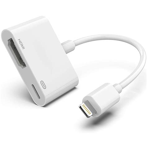 Lightning To HDMI Adapter For IPhone IPad, Apple MFi Certified 1080P ...