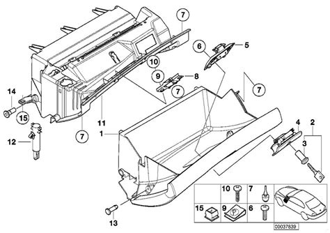 BMW X5 Glove box damper - 51168224806 - Genuine BMW Part