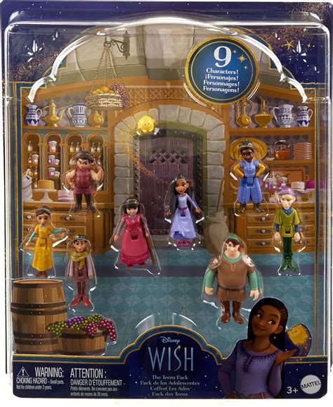 Disney Wish movie 2023 dolls from Mattel - Asha and other characters - YouLoveIt.com