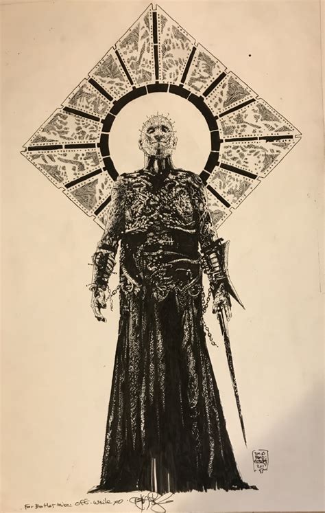 Pinhead from Hellraiser by Tim Bradstreet Comic Art | Horror movie art ...