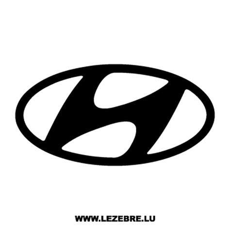 Hyundai Logo Sticker 2