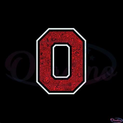 Ohio State Football Block O Logo Svg For Cricut Sublimation Files - Oladino