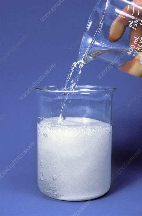 Baking Soda & Vinegar - Stock Image - C027/9544 - Science Photo Library