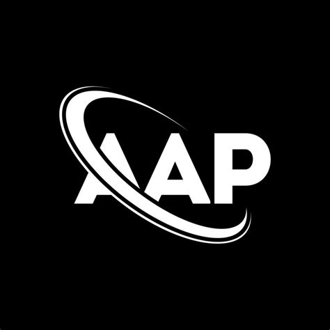 AAP logo. AAP letter. AAP letter logo design. Intitials AAP logo linked with circle and ...