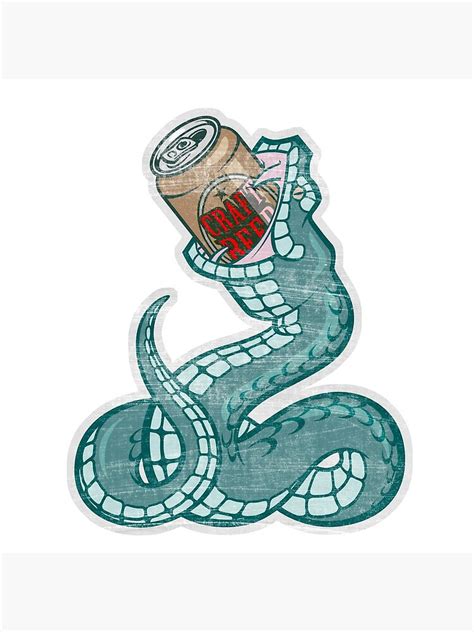 "Beer Snake" Poster for Sale by deangah | Redbubble