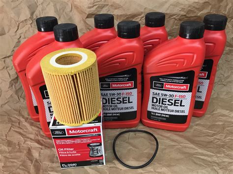 2018-2021 F150 3.0 Power Stroke Diesel Motorcraft Oil change kit