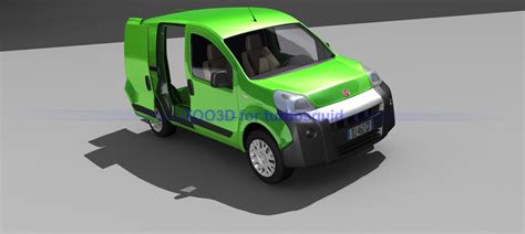 3d Model Fiat Fiorino Interior