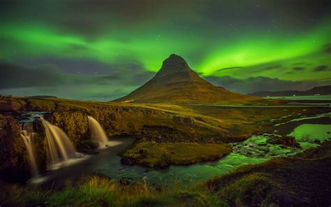 3840x2400 Resolution Aurora Borealis and Mountain UHD 4K 3840x2400 Resolution Wallpaper ...