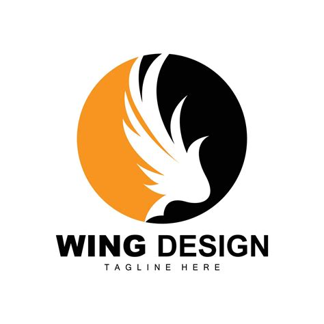 Wings Logo, Phoenix Logo, Bird Wing Vector, Template Illustration, Wing ...