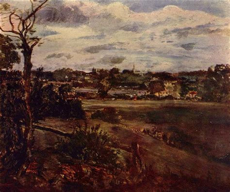 View of Highgate from Hampstead Heath, c.1834 - John Constable ...