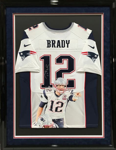 Tom Brady Autographed Signed /Framed Hand Painted Jersey *6X Sb ...