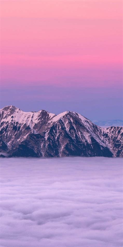 Pink Sky Mountains Wallpapers - Wallpaper Cave