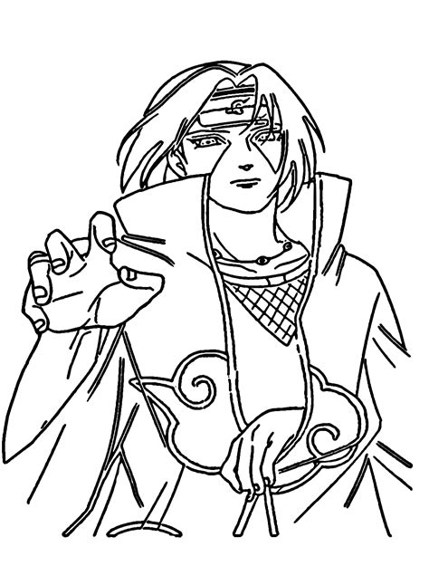 Uchiha Itachi Coloring Pages - Coloring Pages For Kids And Adults Itachi Uchiha, Naruto ...