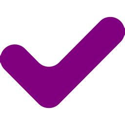 Purple check mark 12 icon - Free purple check mark icons