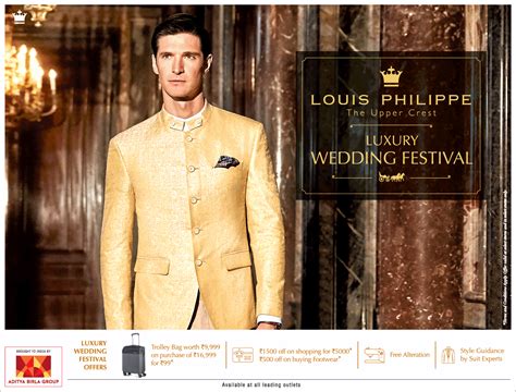 Louis Philippe Luxury Wedding Festival Ad - Advert Gallery