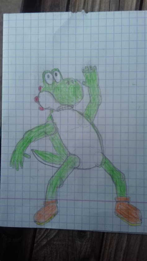 Yoshi scared by MTP02 on DeviantArt