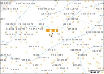 Bannu (Pakistan) map - nona.net