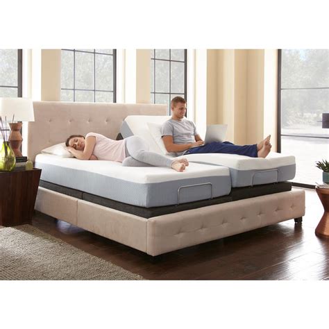 Rest Rite King-Size Rest Rite Adjustable Foundation Base Bed Frame with Remote Control ...