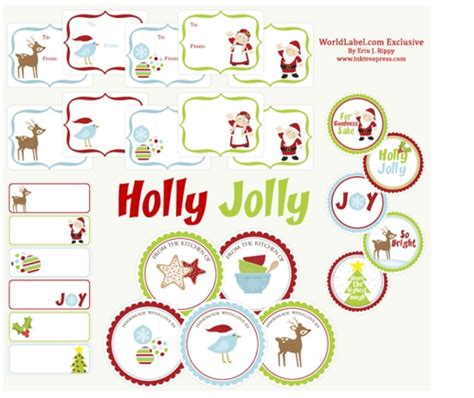 Free & Not Naff Christmas Gift Labels / Tags - U-handblog