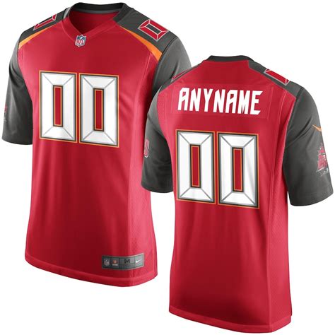 Men's Tampa Bay Buccaneers Nike Red Custom Game Jersey