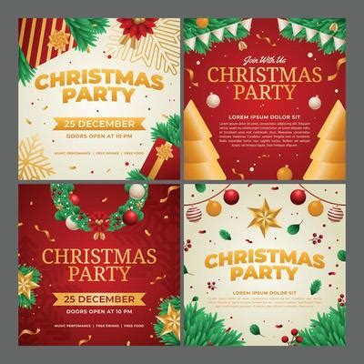 Christmas Party Vector Art, Icons, and Graphics for Free Download