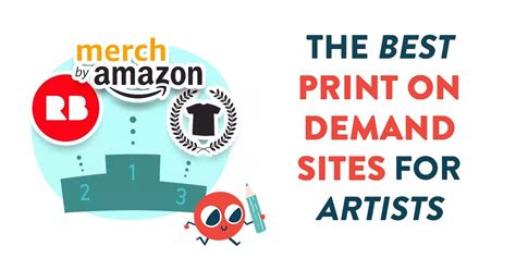 Looking for the best Print on Demand sites? This guide lists my 7 recommended Print on Demand ...