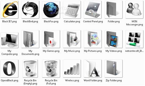 Black Vista Icon Pack - Download, Review, Screenshots