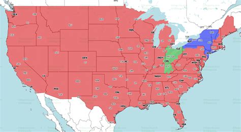 Navigating The NFL Week 7 Coverage Map: A Guide To Understanding ...