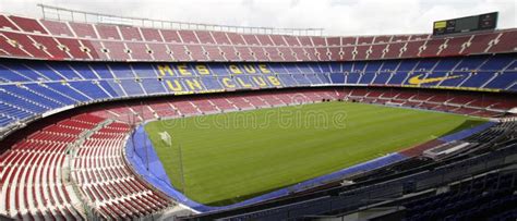 Barcelona FCB Stadium - Panorama Editorial Image - Image of spain, goal: 28528070