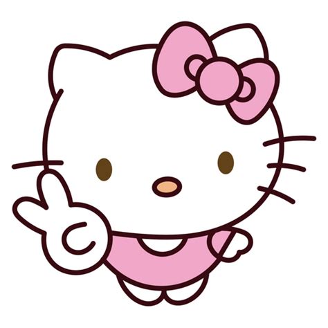 Sanrio Hello Kitty Peace Sticker - Sticker Mania