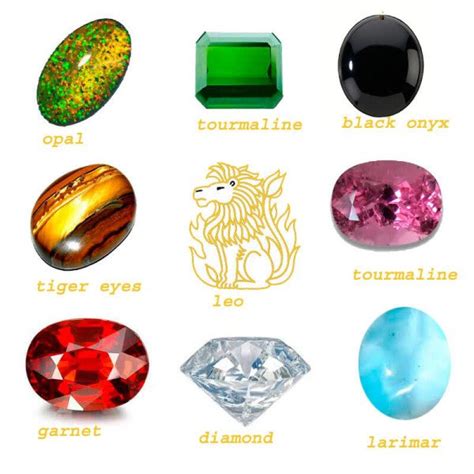 Gemstone For Leo List | Gemstone Meanings