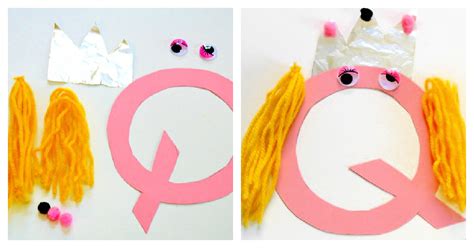 Letter Q Craft- Q Is For Queen Preschool Craft – ParentingBest.com