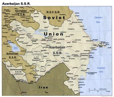 Azerbaijan Ssr 1990 - MapSof.net