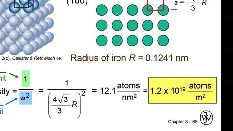 Linear and Planar Density - YouTube