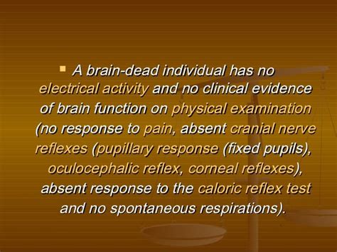 Criteria of Brain Death