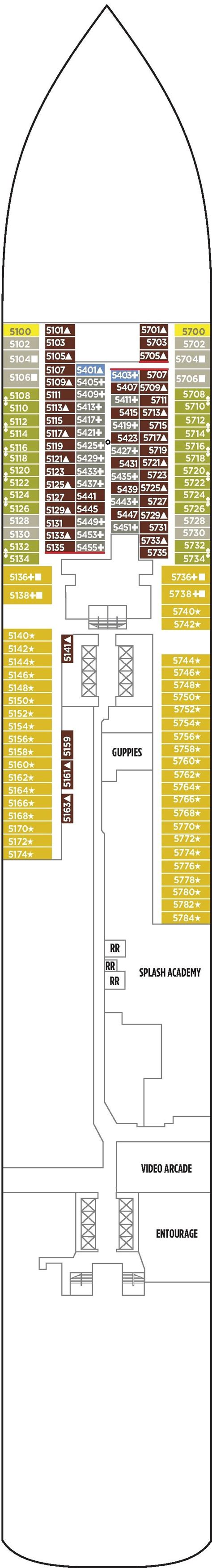 Norwegian Bliss Deck Plans