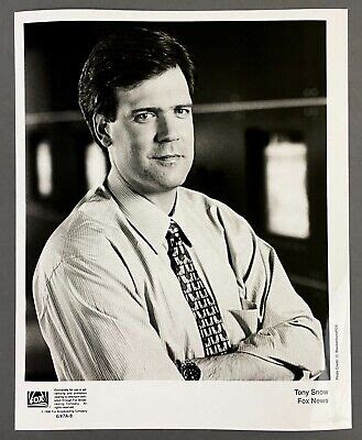 1996 Tony Snow Fox News Broadcasting TV Vintage Press Photo Newscaster ...