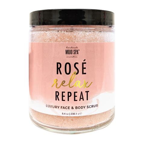 Rosé. Relax. Repeat. Luxury Face & Body Scrub – Mojo Spa